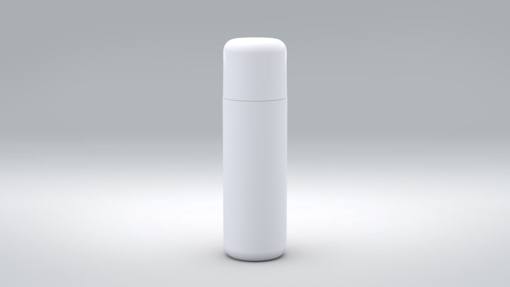 Flasche 150ml PET(G) Soft-Line + Schraubkappe PP|PE oder SAN|PE glatt Soft-Line Flach