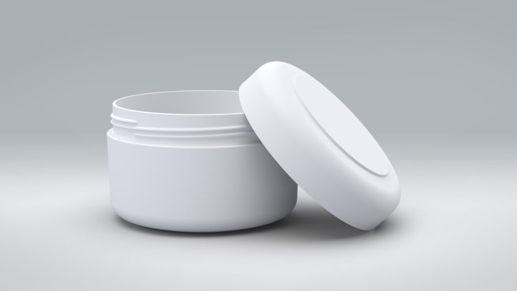 Unterteil 250ml PE matt Soft-Light-Line + Schraubdeckel PE matt Soft-Light-Line