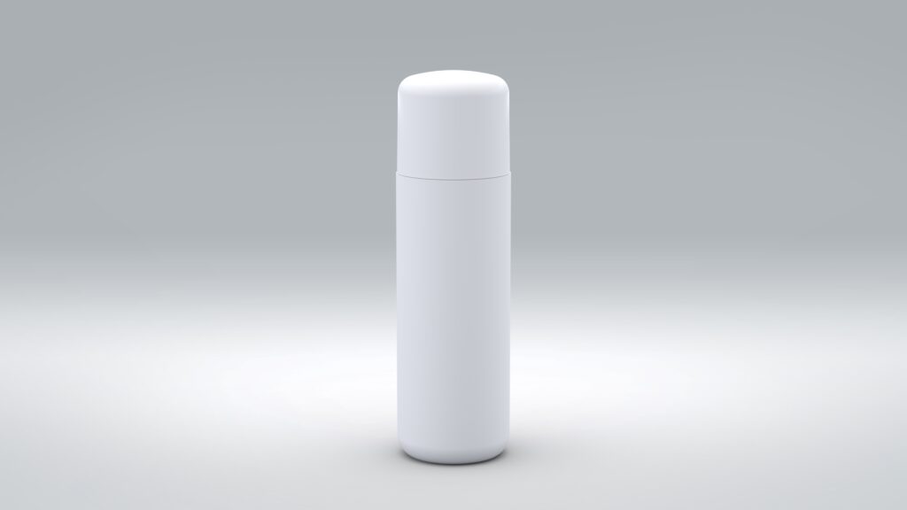 Flasche 100ml PE Soft-Line + Schraubkappe PP|PE oder SAN|PE glatte Soft-Line