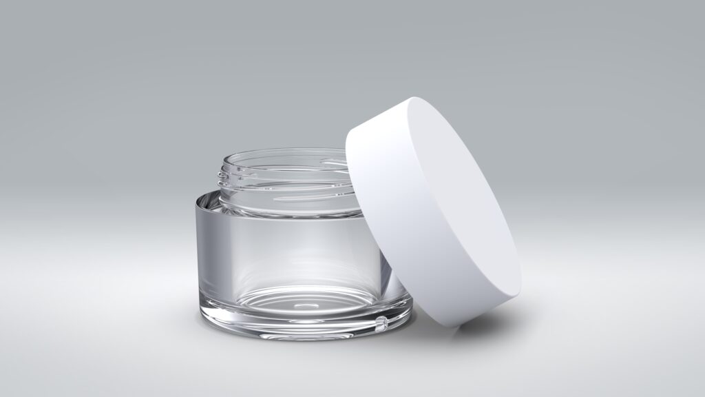 Unterteil 50ml SAN glatt Top-Line + Schraubdeckel PP|PP matt Top-Line