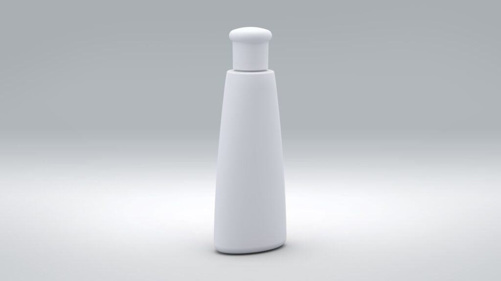 Flasche 200ml PE Elegance-Light-Line + Schraubkappe PP|PE matt Elegance-Line