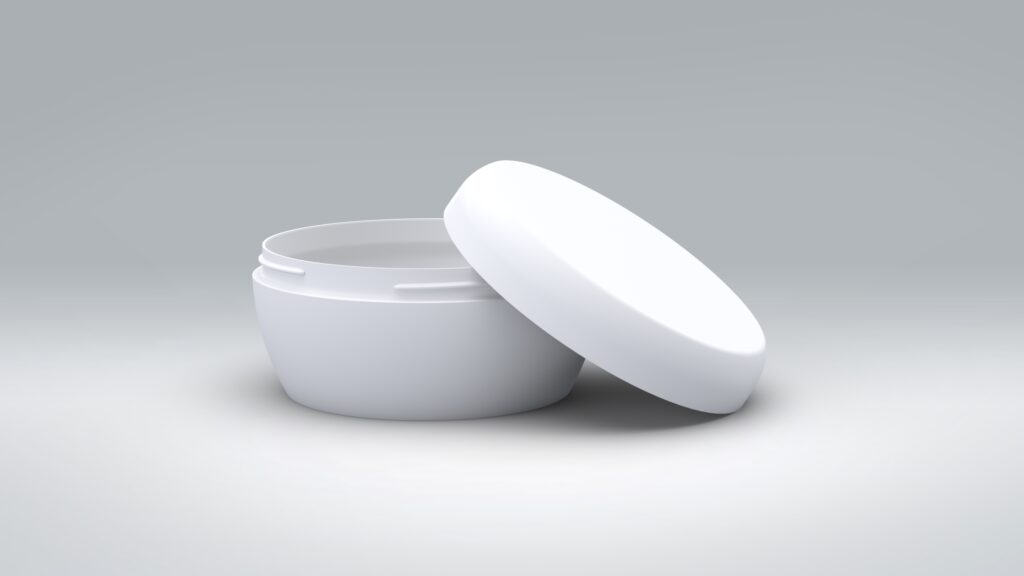Unterteil 50ml PP glatt Smooth-Light-Line + Schraubdeckel PP glatt Smooth-Light-Line
