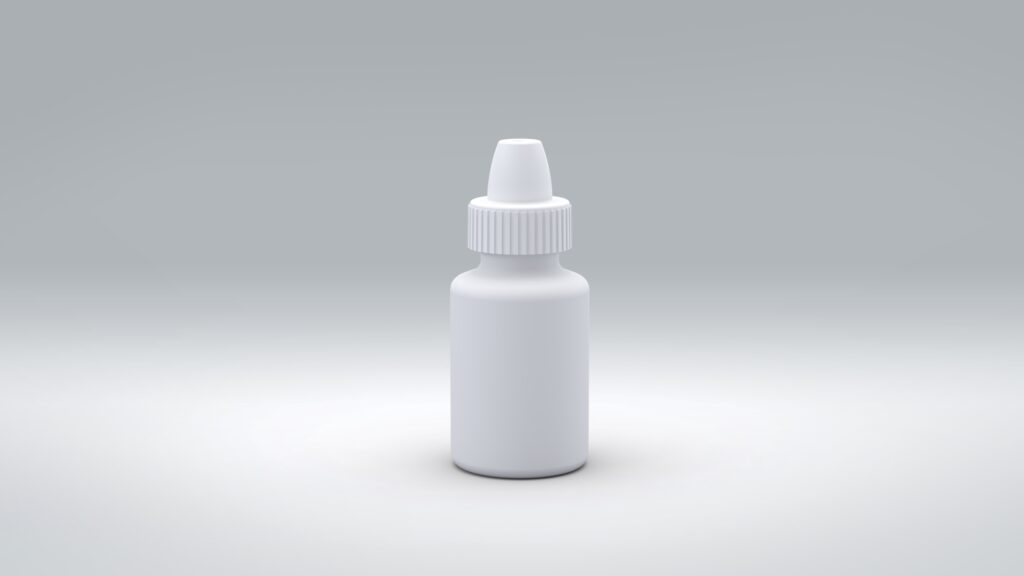 Flasche 10ml PE Medi-Line + Schraubkappe PP - Medi-Line