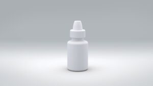 Flasche 15ml PE Medi-Line + Schraubkappe PP - Medi-Line