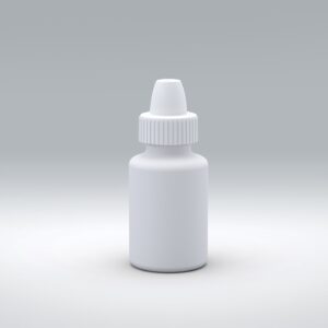 Flasche 15ml PE Medi-Line + Schraubkappe PP - Medi-Line