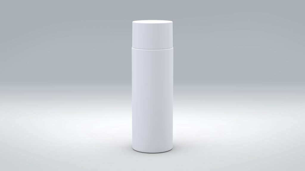 Flasche 100ml PE Trend-Line Small + Schraubkappe PP|PE glatt -