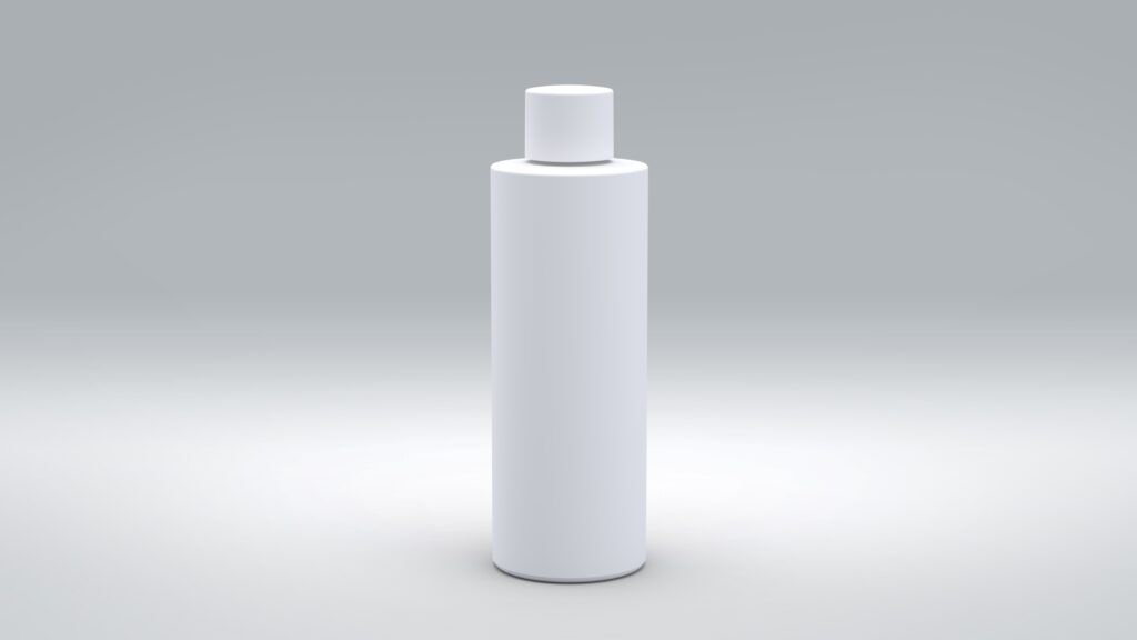 Flasche 125ml PE Trend-Line 2.0 + Schraubkappe - PP glatt