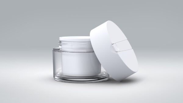 Unterteil 50ml SAN|SAN|PP glatt/glatt Smart Jar Top-Line + Schraubdeckel PP|PP matt Top-Spatel