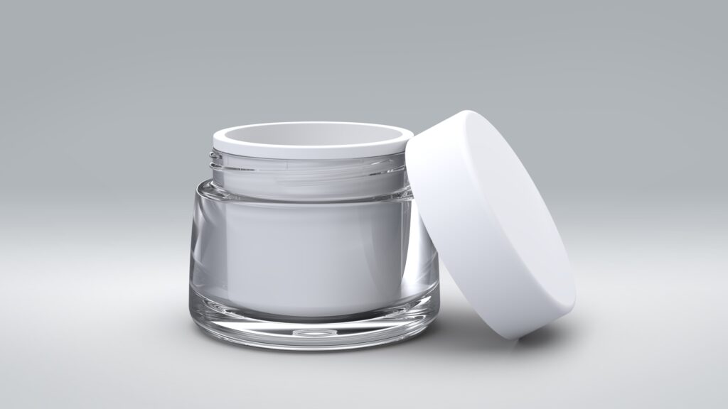 Unterteil 50ml SAN|PP glatt Elegance-Light-Line + Schraubdeckel PP glatt Standard-Line