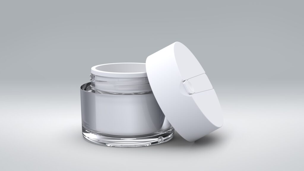 Unterteil 50ml SAN|PP glatt Top-Line + Schraubdeckel PP|PP matt Top-Spatel