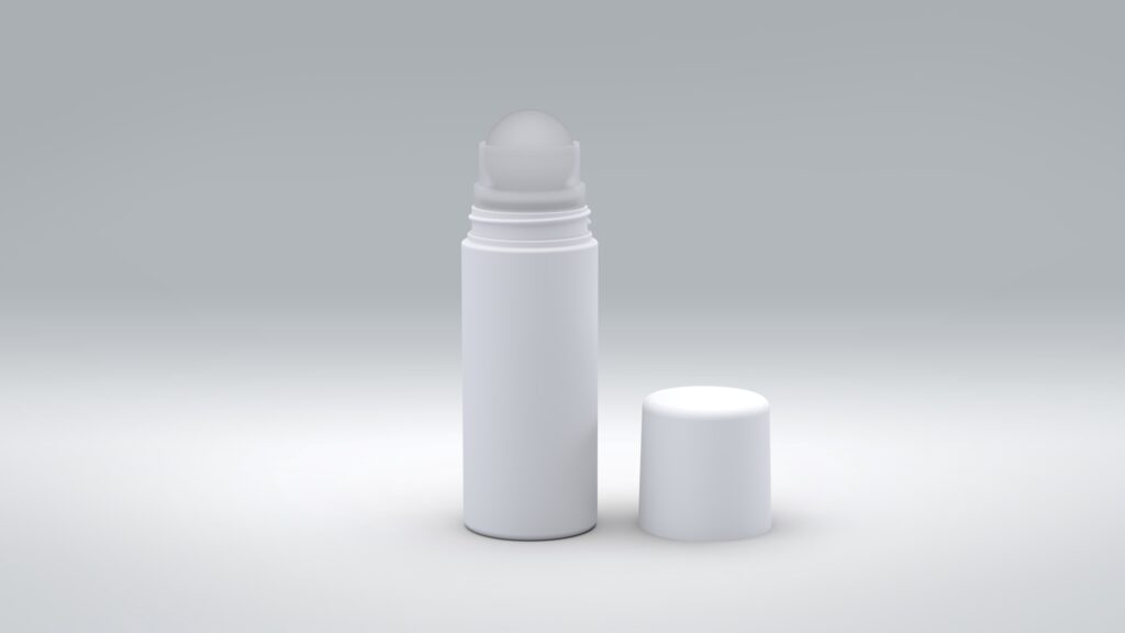 Flasche 50ml PE Deo + Schraubkappe - PP glatt