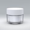 Unterteil 50ml SAN|SAN|PP glatt/glatt Smart Jar Top-Line + Schraubdeckel SAN|PP glatt Top-Line – Bild 2