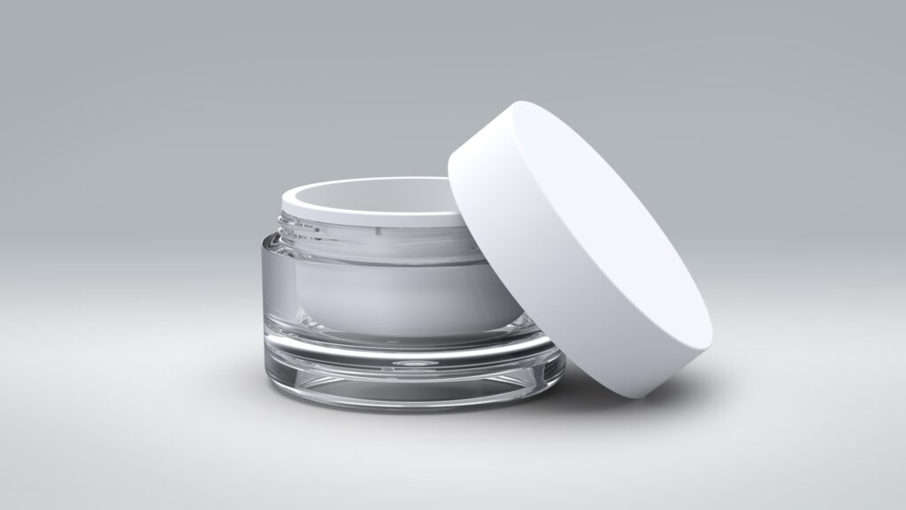 Unterteil 50ml SAN|PP glatt Trend-Line + Schraubdeckel SAN|PP glatt Trend-Line