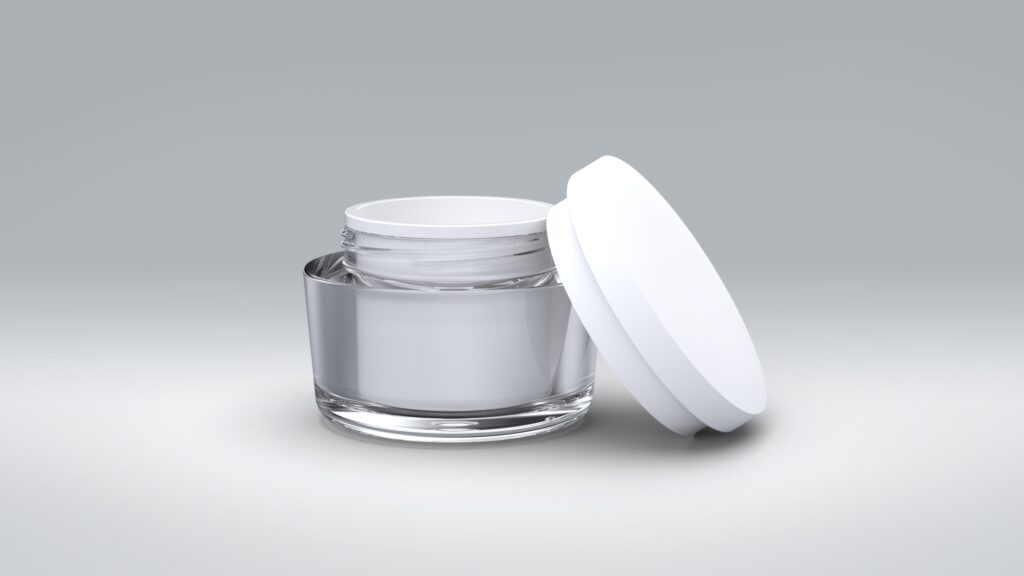 Unterteil 50ml SAN|PP glatt City-Line + Schraubdeckel PS|PP matt Step-Line