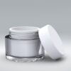 Unterteil 50ml SAN|PP glatt Top-Line + Schraubdeckel PP glatt Standard-Line