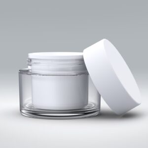 Unterteil 50ml SAN|SAN|PP glatt/glatt Smart Jar Top-Line + Schraubdeckel PP matt Top-Light-Line