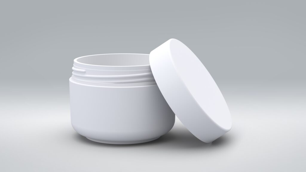 Unterteil 50ml PP|PP matt Soft-Line + Schraubdeckel PP glatt Standard-Line