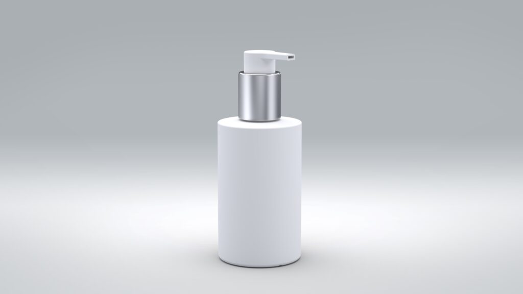 Flasche 200ml PE Trend-Line + Seifenspender Hub 1,0ml - glatt