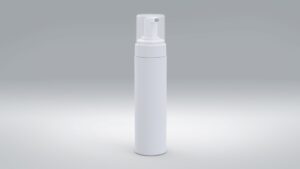 Flasche 200ml PE Trend-Line + Foamer Hub 1,2ml - glatt -