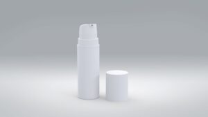 Airless-Behälter 50ml PP|PE glatt Airless + Airless-Verschlusskomb. Hub 0,32ml PP|PP/TPE/PE|PP|PP glatt Airless