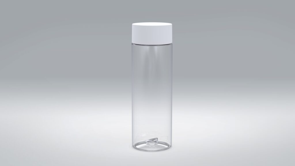 Flasche 200ml PET - 19,5 g Trend-Line 2.0 + Schraubkappe PP|PE glatt Trend-Line 2.0