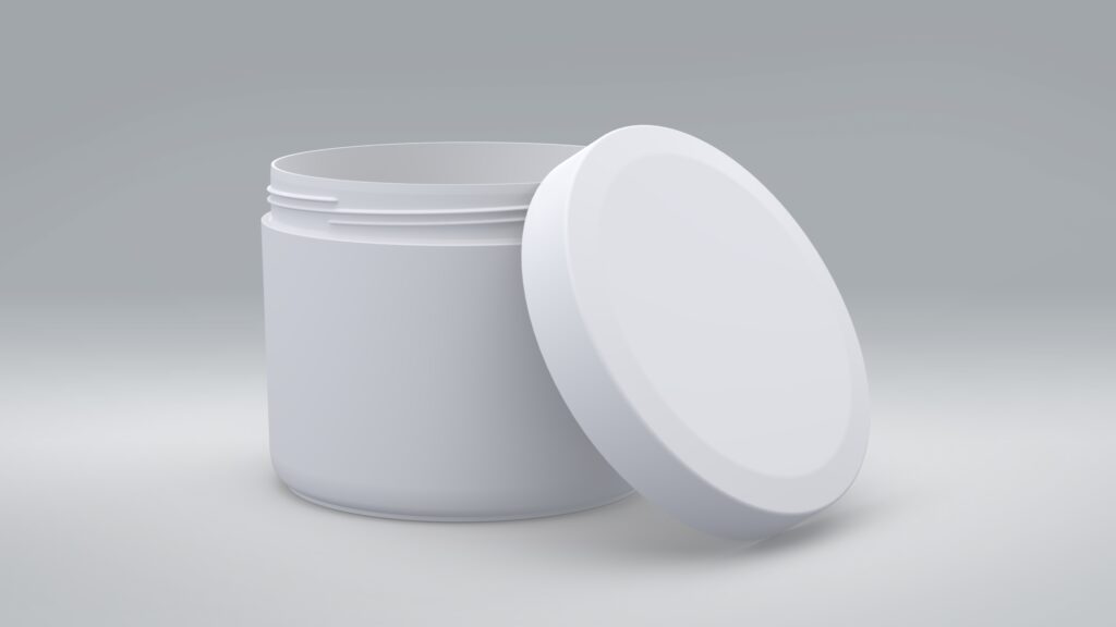 Unterteil 500ml PP glatt Care-Light-Line + Schraubdeckel PP glatt Care-Light-Line